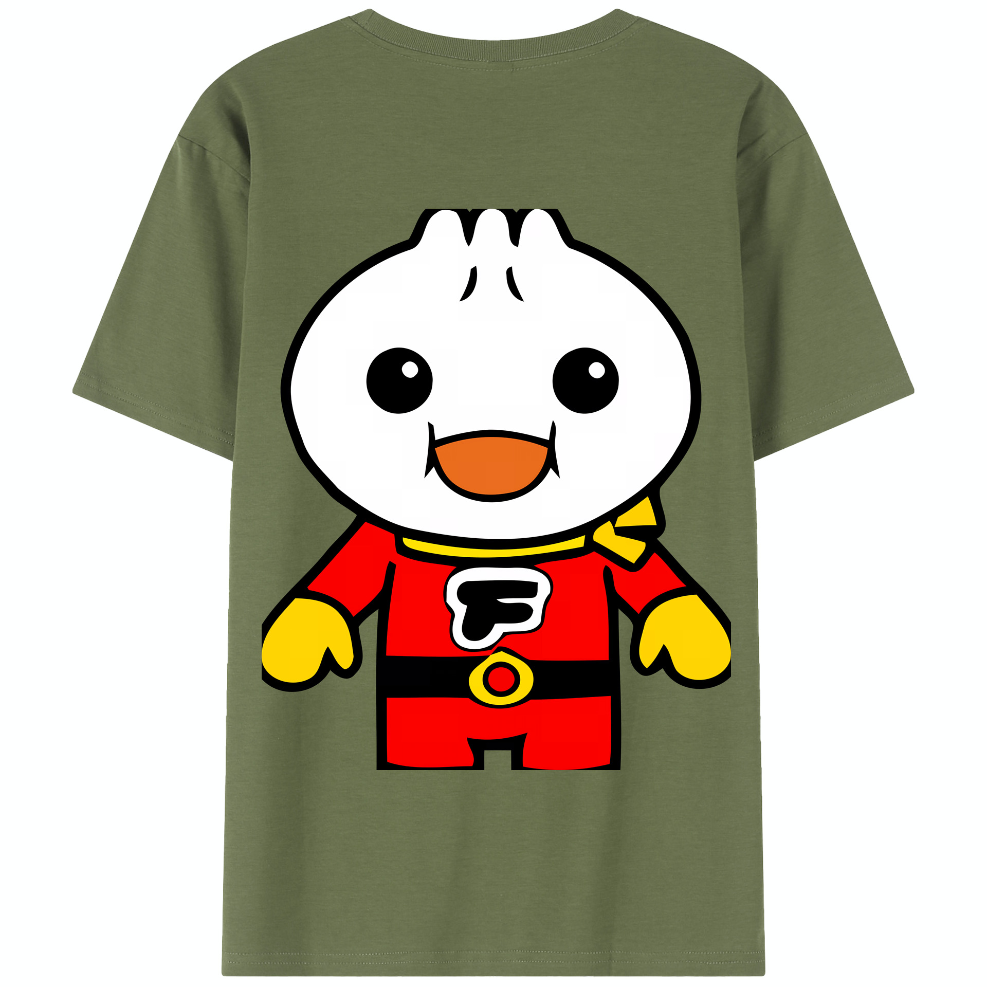 （画像用） アンパンマン Anpanman 綿100％半袖Tシャツ（背面プリント）